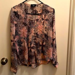 Vici sheer blouse size medium